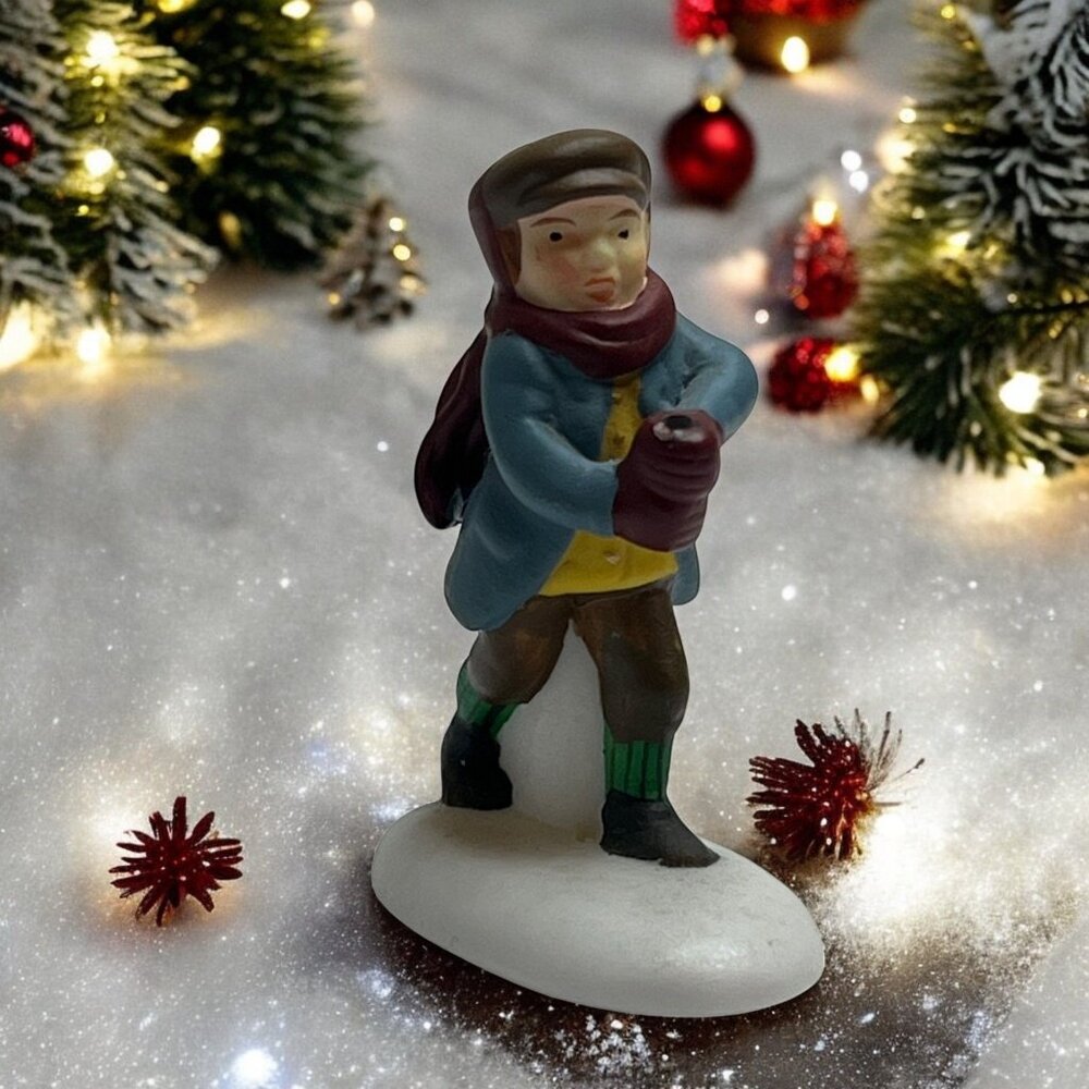 Dept 56 Caroling With The Cratchit Family, Boy, Dickens Loose Figurine